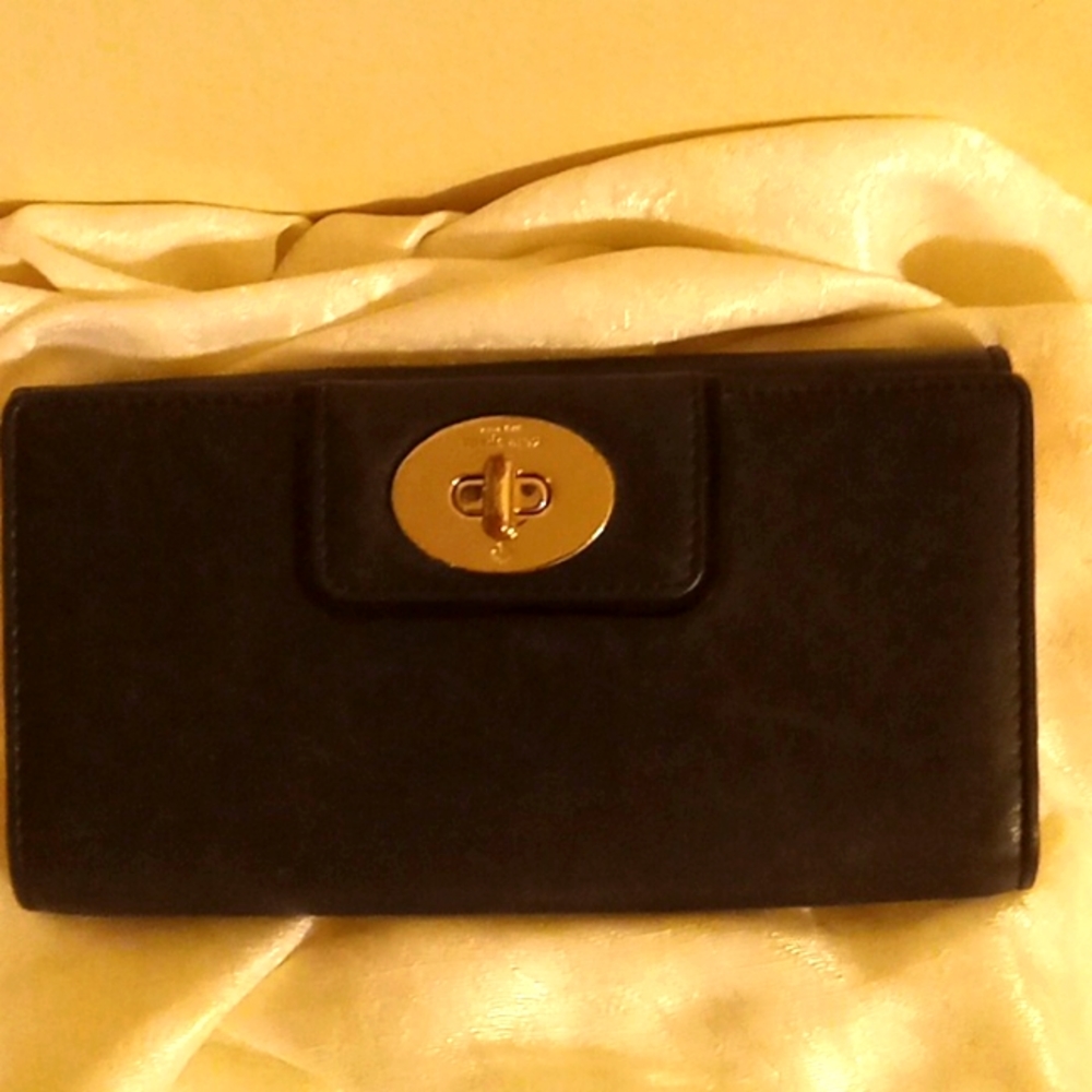 Kate spade new York black leather wallet